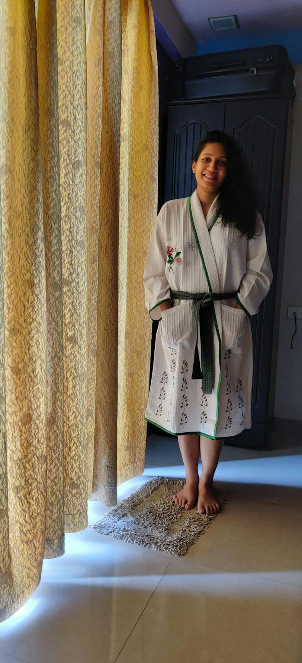 Unisex Tagar White Bathrobe