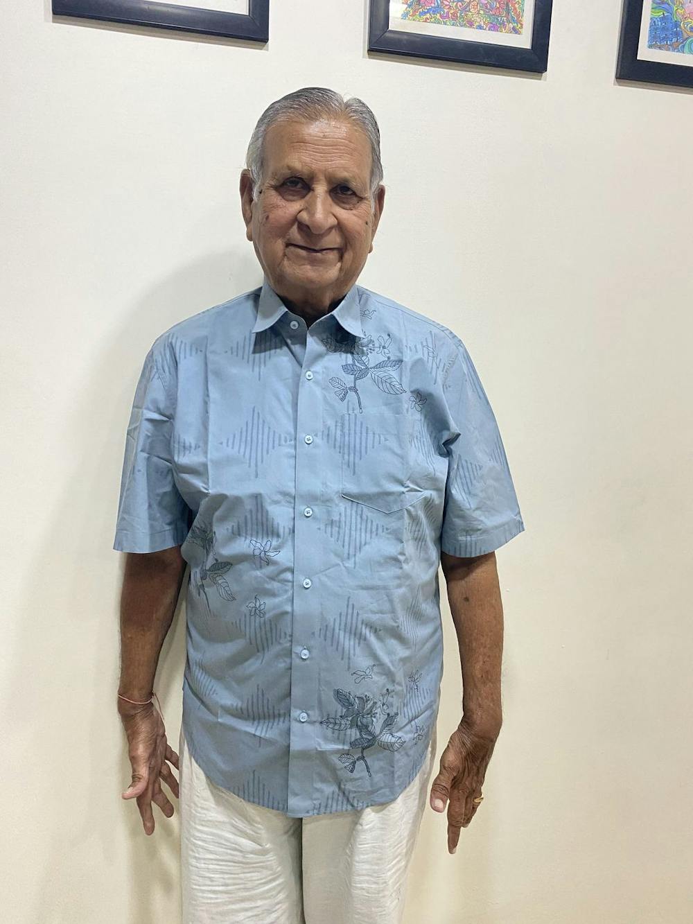 Indigo Tagar Half Sleeves Shirt