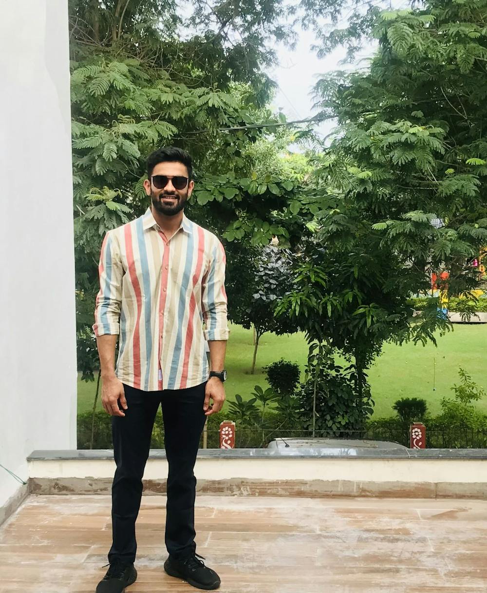 Multi-colour Stripes Full Shirt