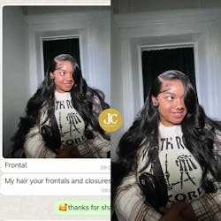 13*4 HD Full Frontal Wig #1B - 180%