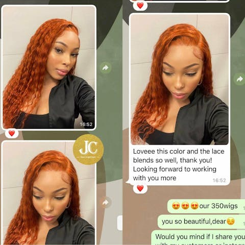 13*4 HD Full Frontal Wig #1B - 180%