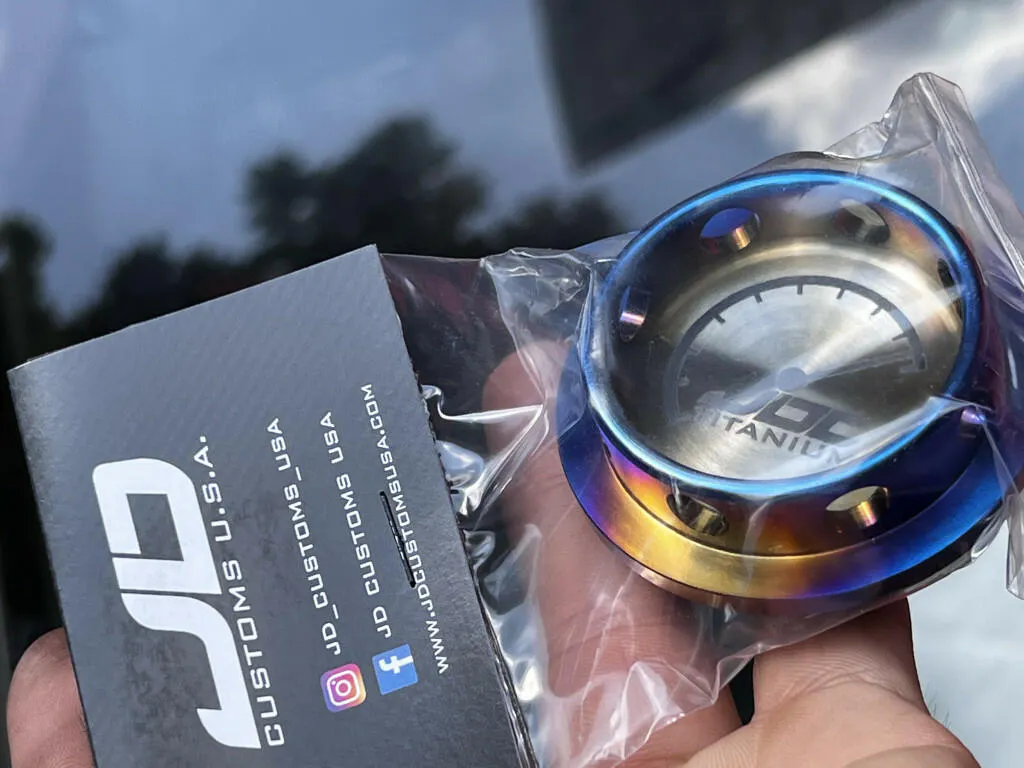 JDC Titanium V1 Oil Cap | Mitsubishi Evo 1-9/DSM | JD Customs U.S.A