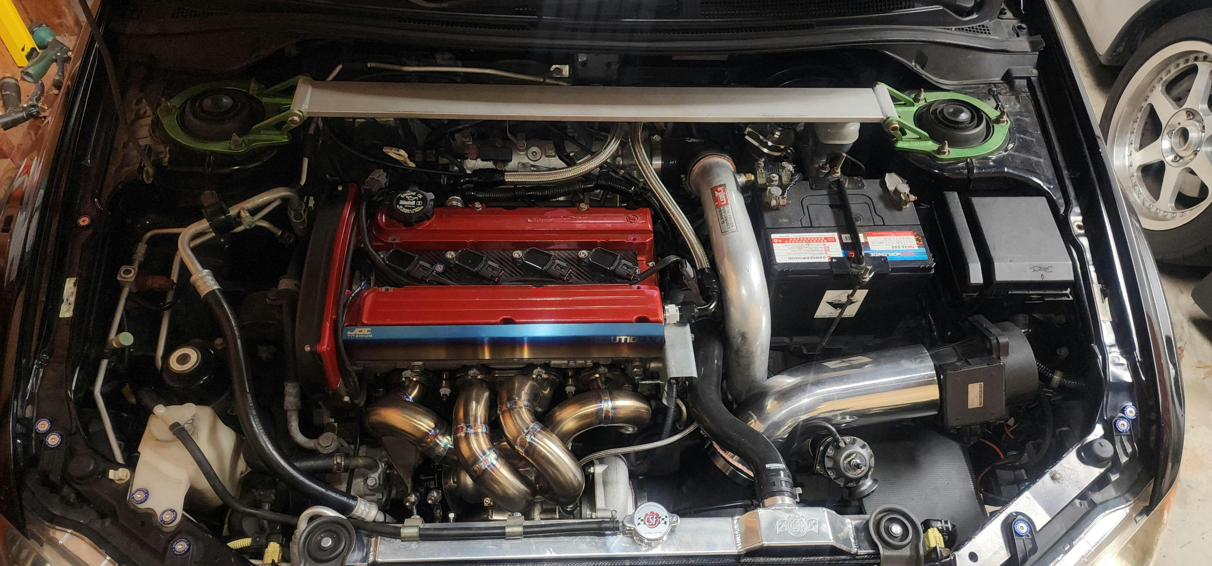 JDC Titanium Valve Cover Heat Shield | Mitsubishi Evo 4-9 | JD