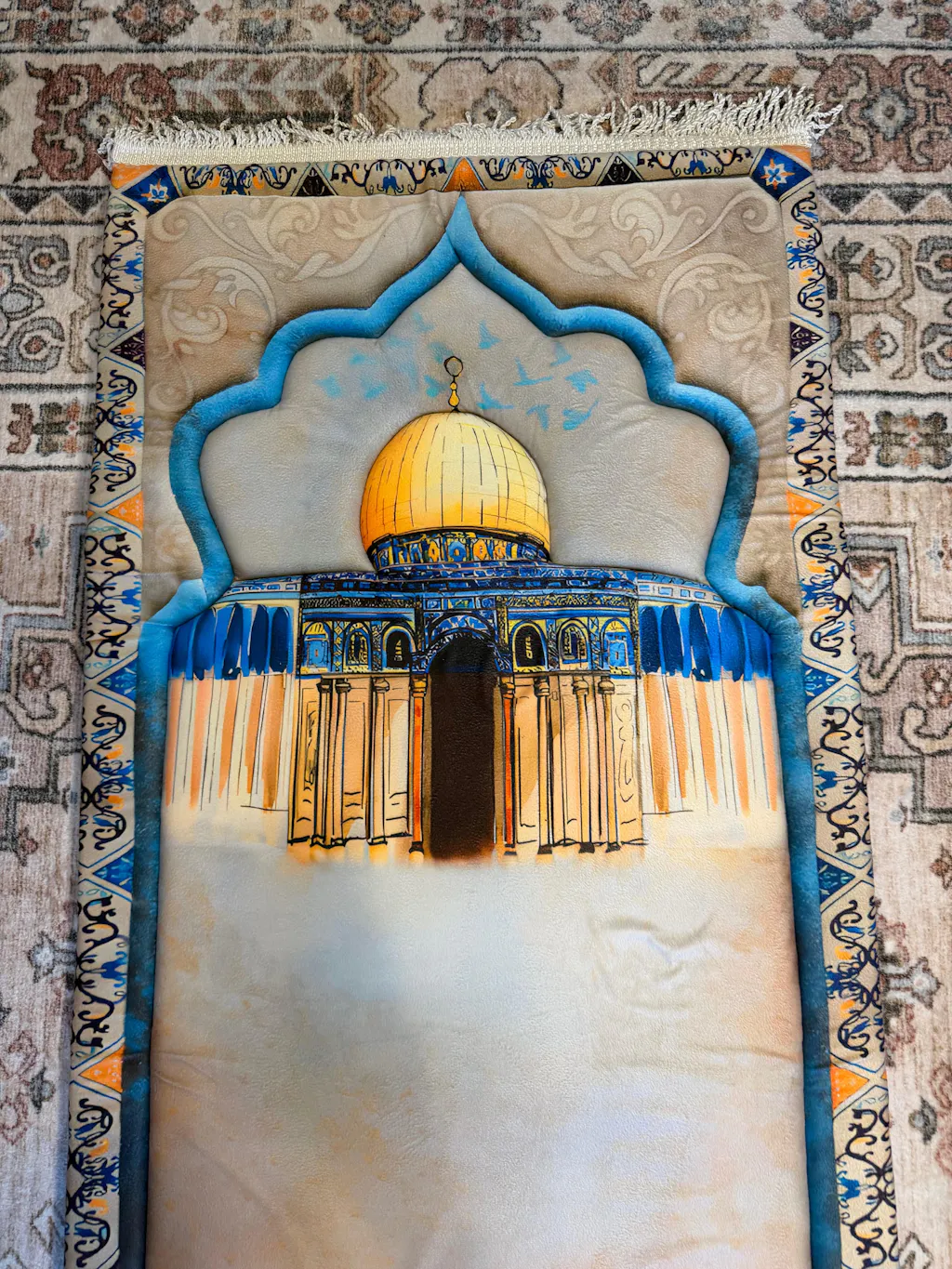 The Al-Aqsa Luxury Padded Prayer Mat – Jennah جنة