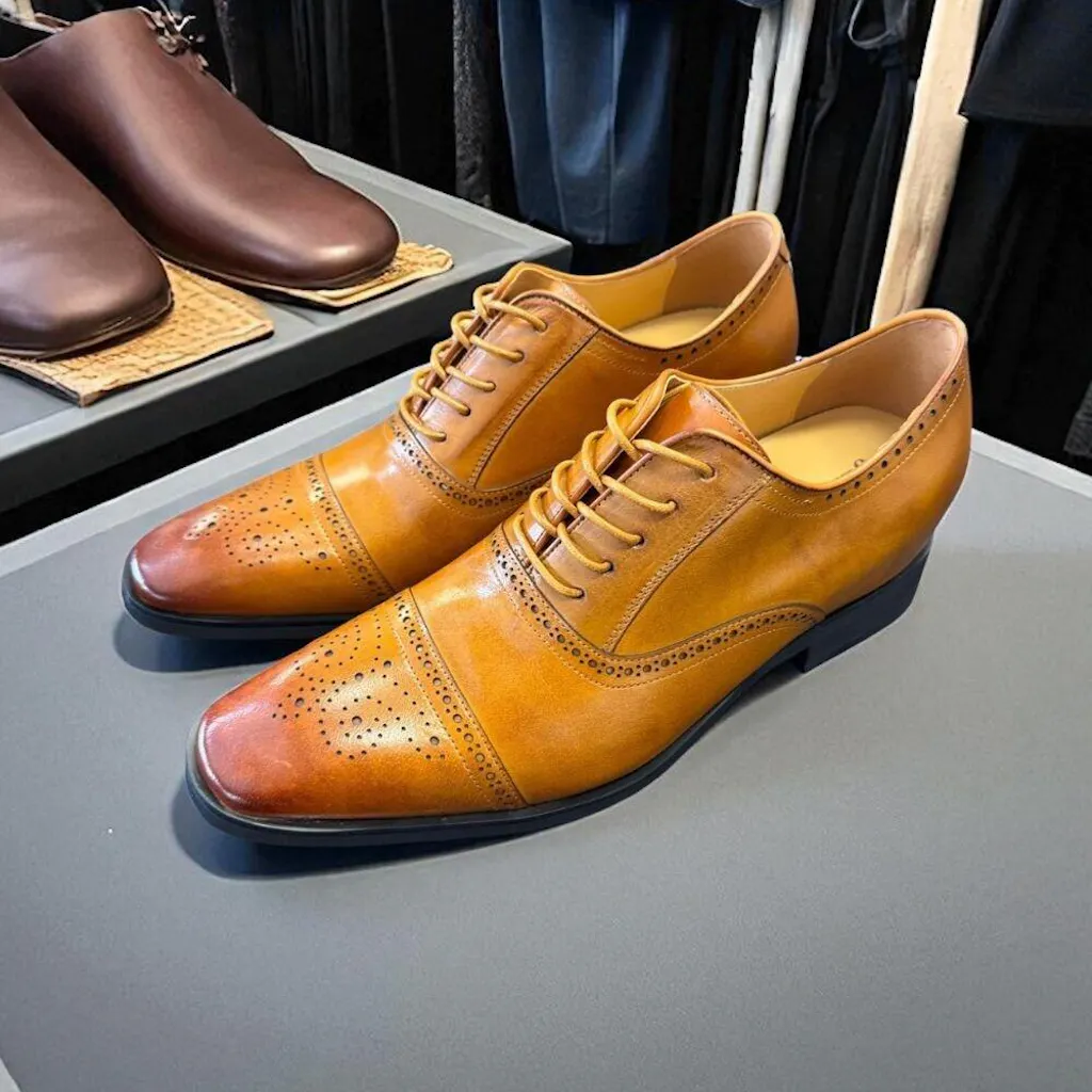 Mr. Dickens 7cm | 2.8 Inches Height Boost | Formal Height Increasing Shoes