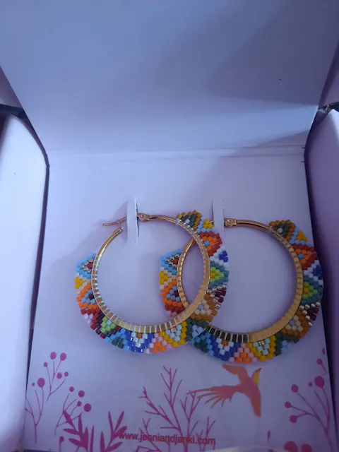 Paradise Hoop Earrings