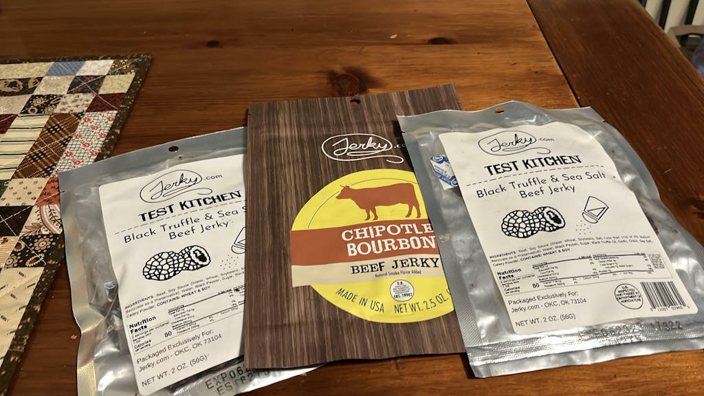 AllNatural Beef Jerky Black Truffle and Sea Salt