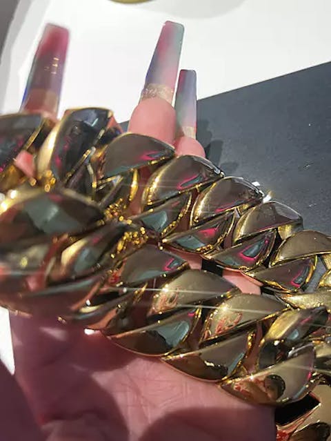 【BAD B】Widened Cool Cuban Chain Necklace