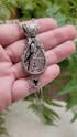 Tourmalinated Quartz Wire Wrapped Pendant