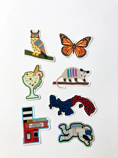 Custom Shape Stickers