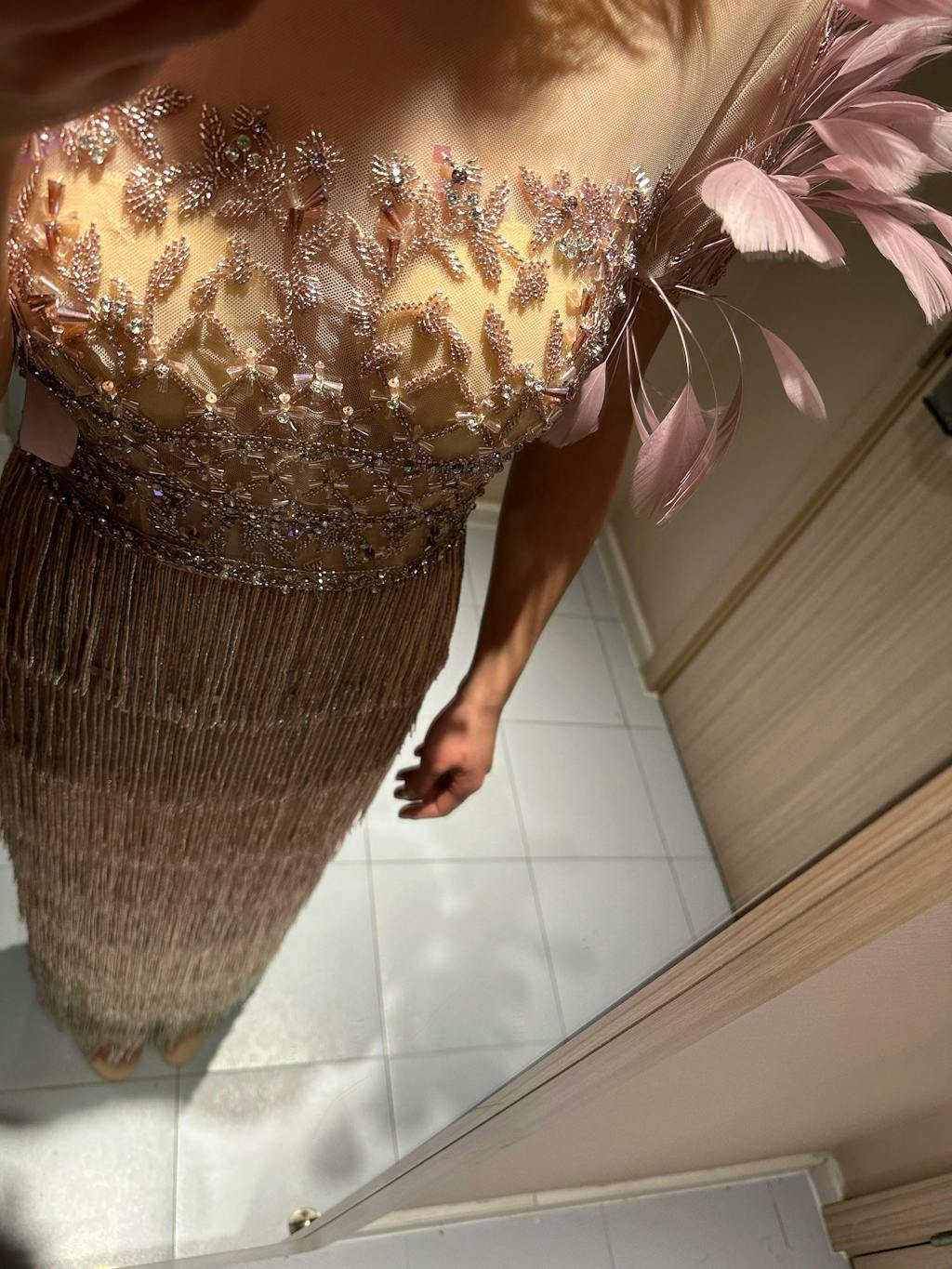 Aphrodite Tassel Midi Dress