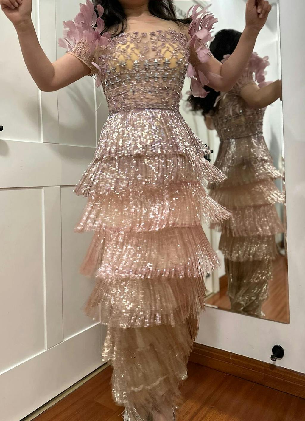 Aphrodite Tassel Midi Dress