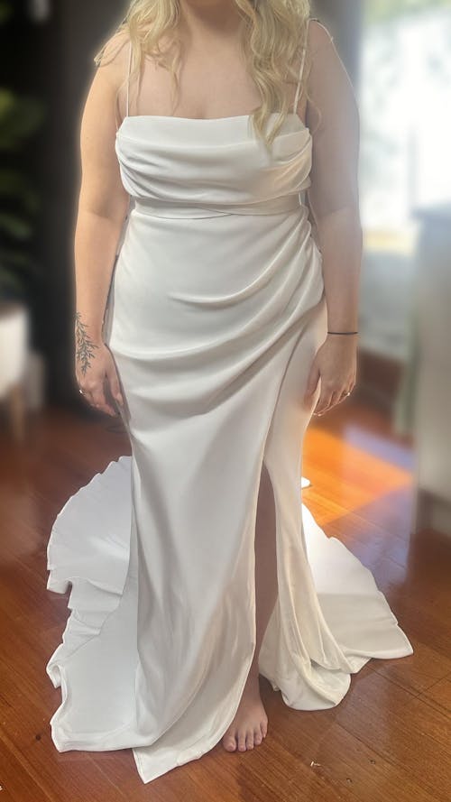 Now and Always Satin Wedding Dress