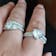 Jewsilver Sidestone Classic Heart Cut Sterling Silver Ring