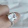 Jewsilver Attractive Big Stone Stunning Radiant Cut Sterling Silver Rings