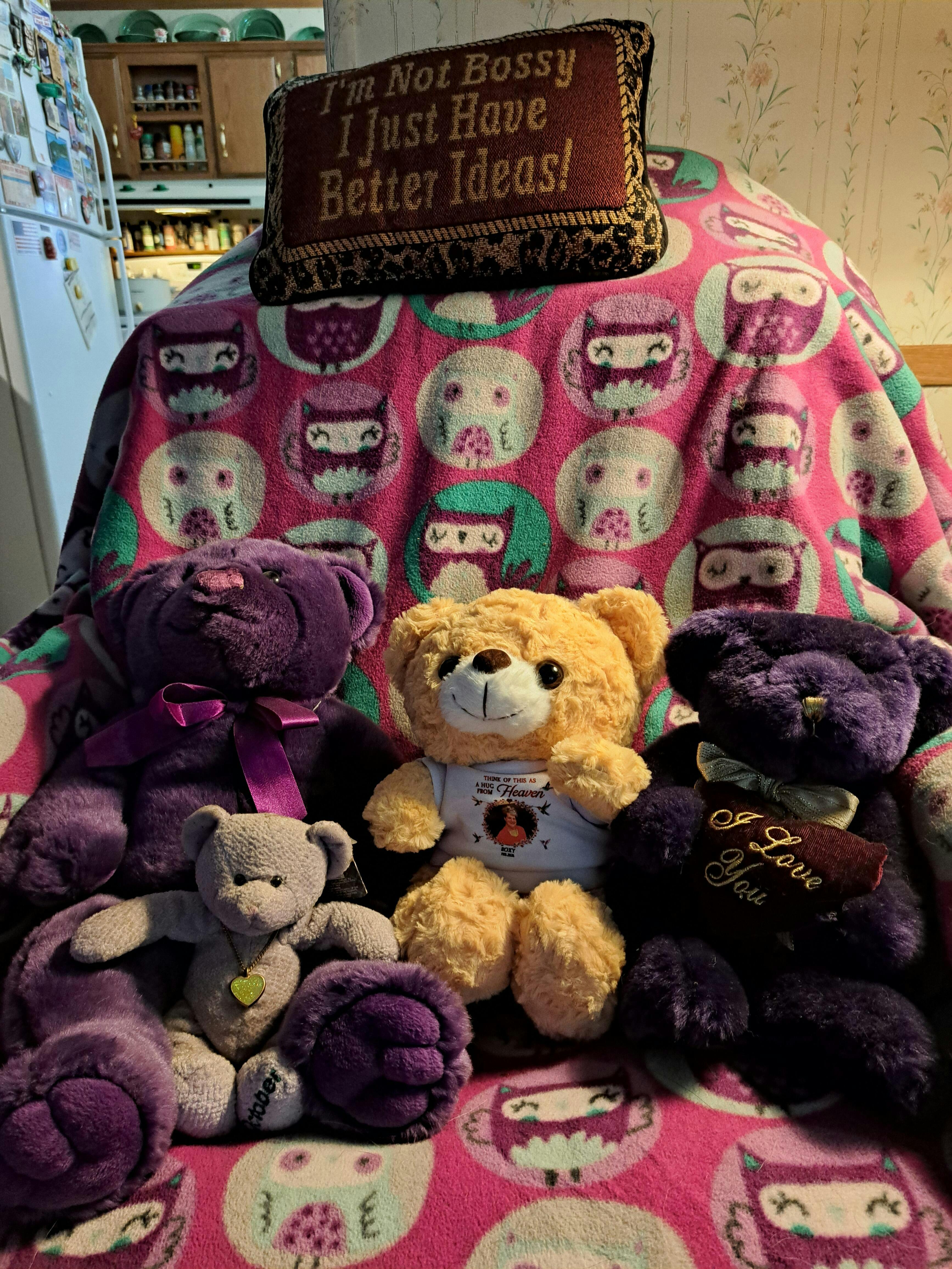 A Cuddle From Heaven Wreath - Personalized Custom Teddy Bear Plush