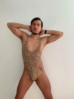 Breaking Hearts Bodysuit - Cheetah