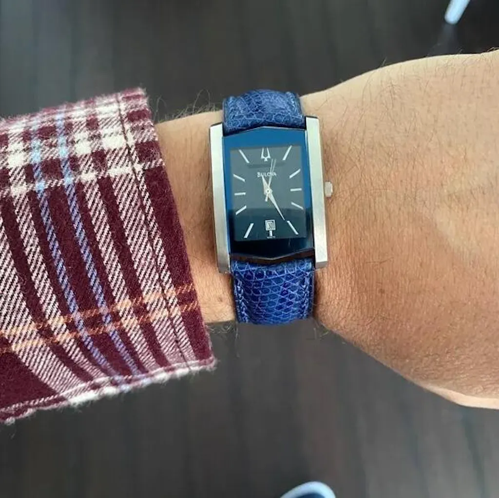 【オーダーメイド】 リザードトカゲ革 フラットタイプ 腕時計ベルト アップルウォッチバンド 凹凸型 カーブエンド (弓カン)