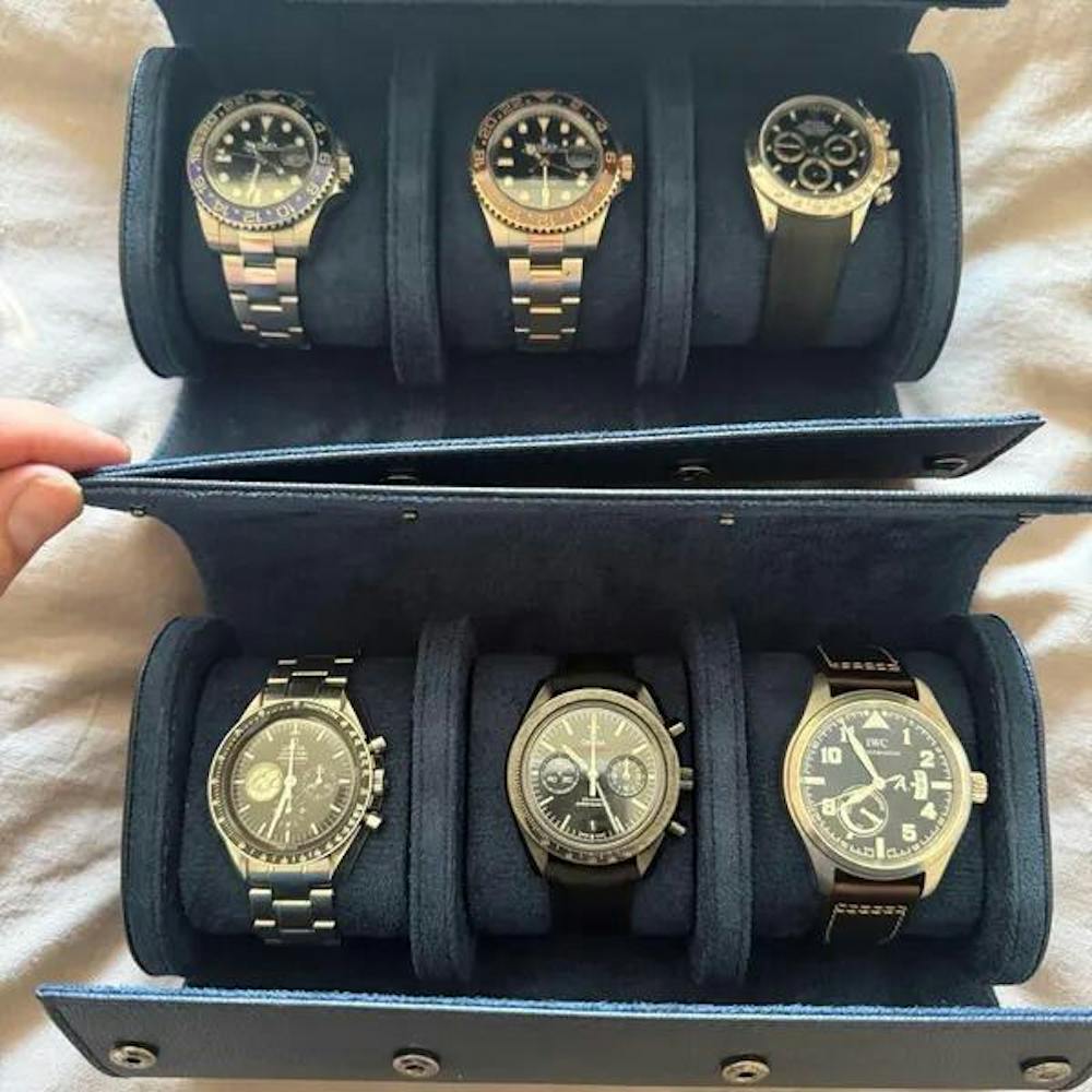 時計ケース 腕時計旅行ケース 高級ウォッチケース 1スロット 2スロット 3スロット ハードウォッチ トラベル レザーケース 腕時計 ロール レザーケース 時計革ケース