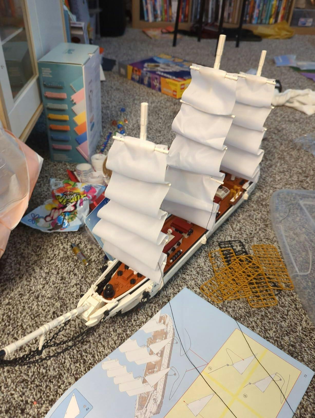 The White Swan Ship 40104 | 1672 + PCS – jmbricklayer