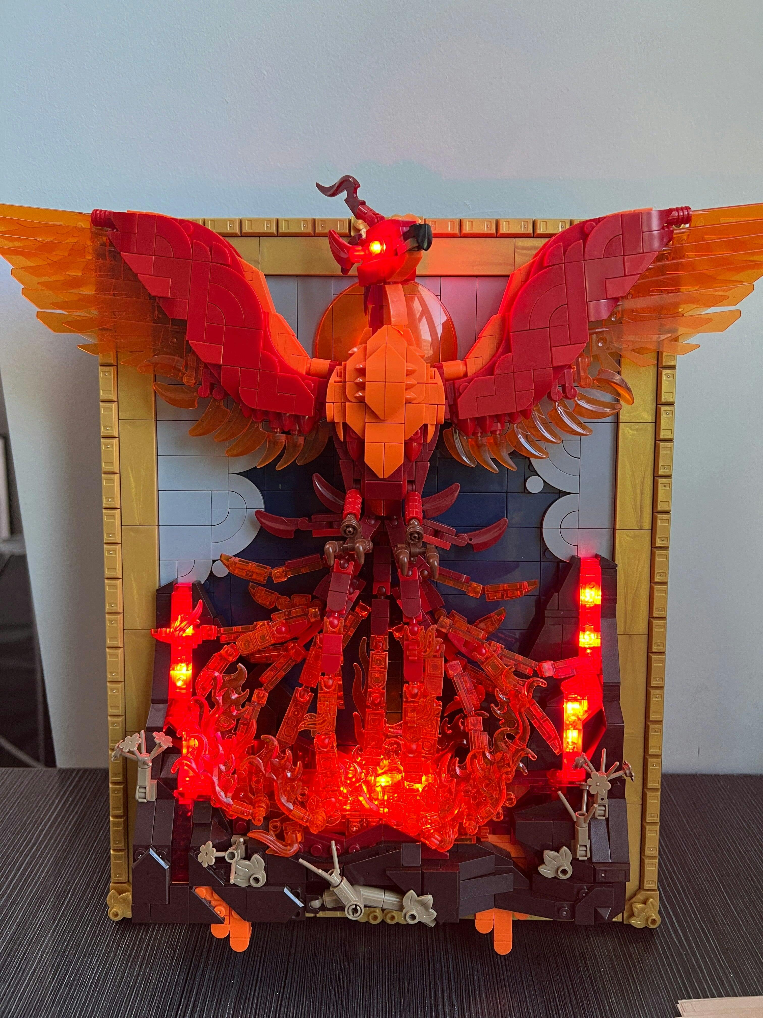 Phoenix Rebirth Brick Art 70017 | 1565 +PCS – jmbricklayer