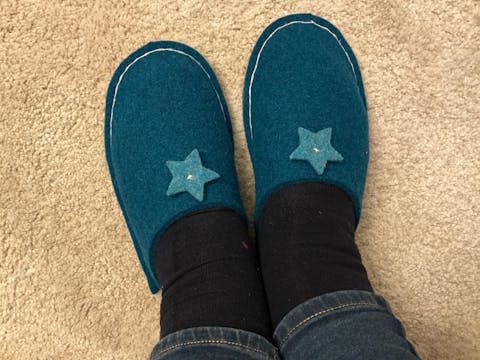Make your own Felt Slipper Kit with Felt Outsoles