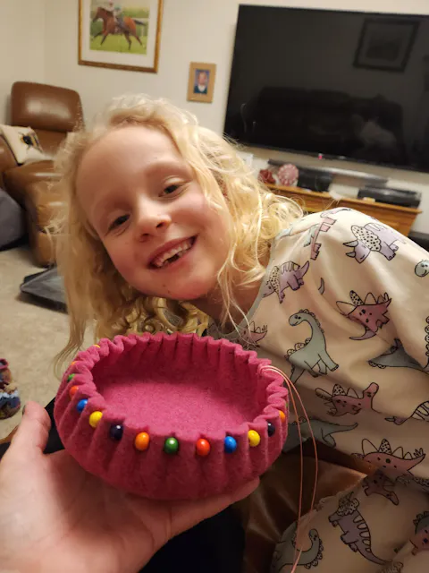 Joe's Toes Big Felt Heart Patches with punched holes