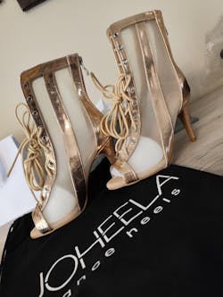 Lexie rose gold - Talons stilettos standard - Personnalisable