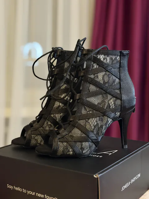 Bella noir - Talons stilettos - Personnalisable