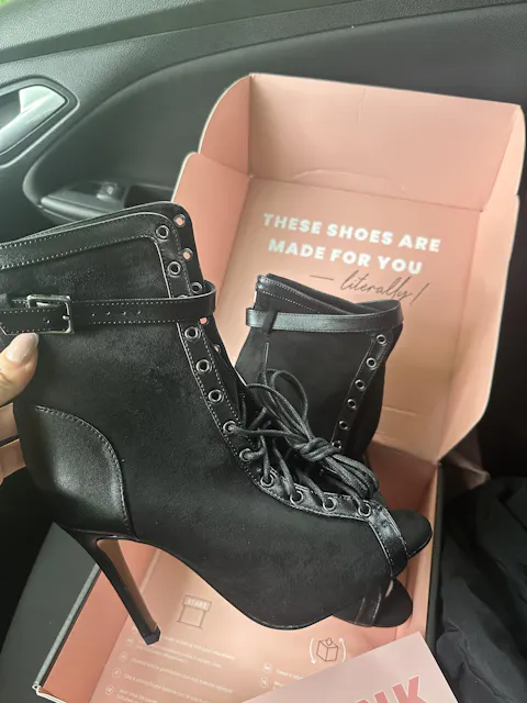 Emily noir - Talons stilettos - Personnalisable