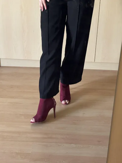 Louane bordeaux - Talons stilettos - Personnalisable