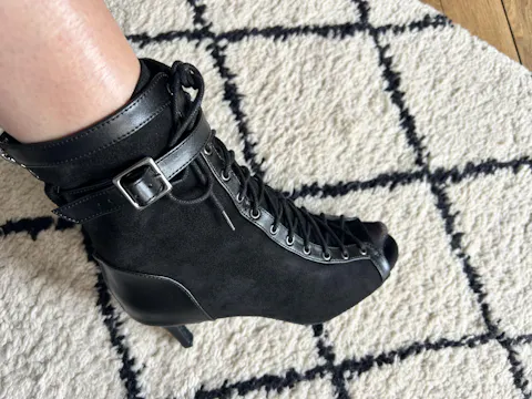 Emily noir - Talons stilettos - Personnalisable