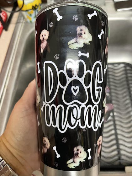 Dog Mom Tumbler World''s Best Dog Mom Tumblers Jewelry Drawing