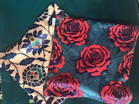 Bold Bloom – Premium Suede Cushion Cover (16x16)