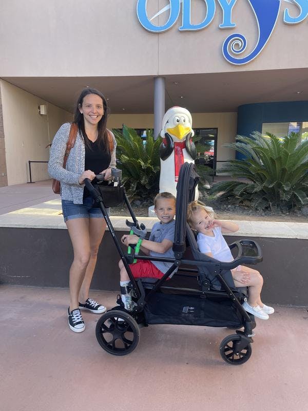 Caboose RS Premium Sit And Stand Double Stroller