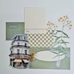 Street corner stroll series sticker