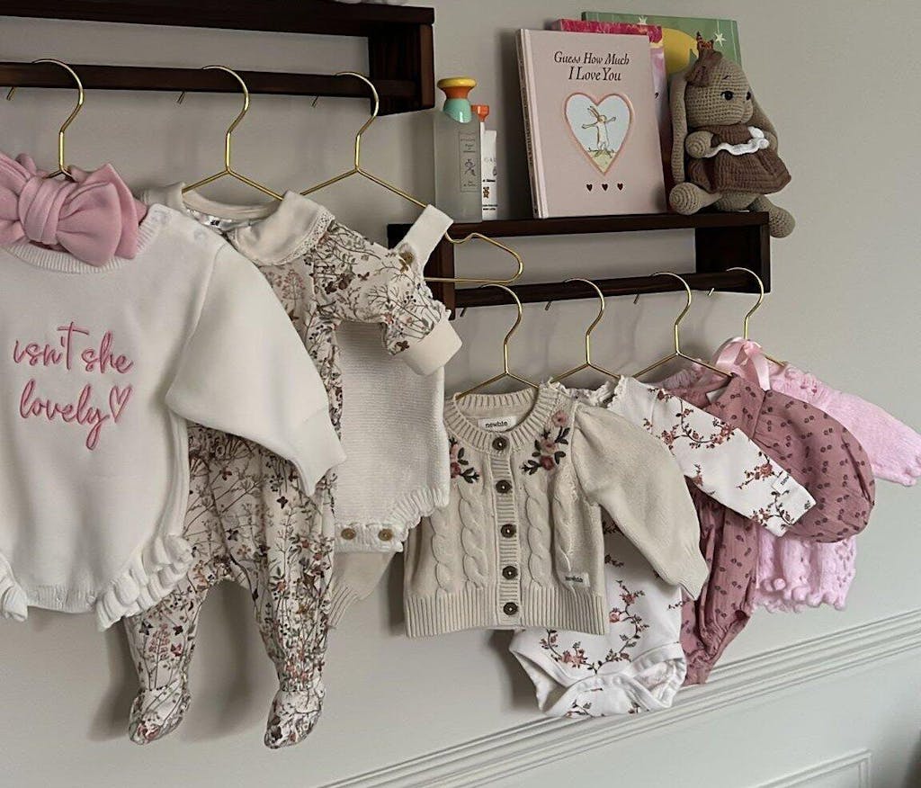 Crochet Cute Bunny with Brown Dress