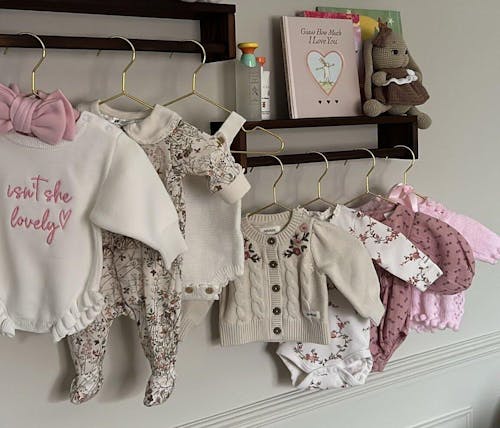 Crochet Cute Bunny with Brown Dress