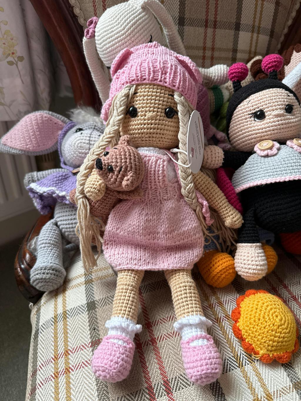 Handmade Crochet Doll with Special Fancy Dress