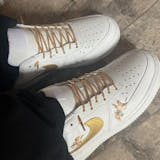 Cherub Angels Golden With Chain Laces Custom Air Force 1 