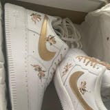 Cherub Angels Golden With Chain Laces Custom Air Force 1 