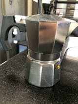 JoyJolt Italian Moka Pot 3 Cup Stovetop Espresso Maker Aluminum Coffee  Percolator Coffee Pot - Blue
