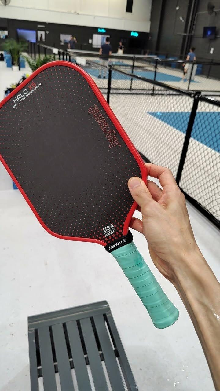 Joysent Halo X5 Thermoformed Pickleball Paddle | T700 Raw Carbon