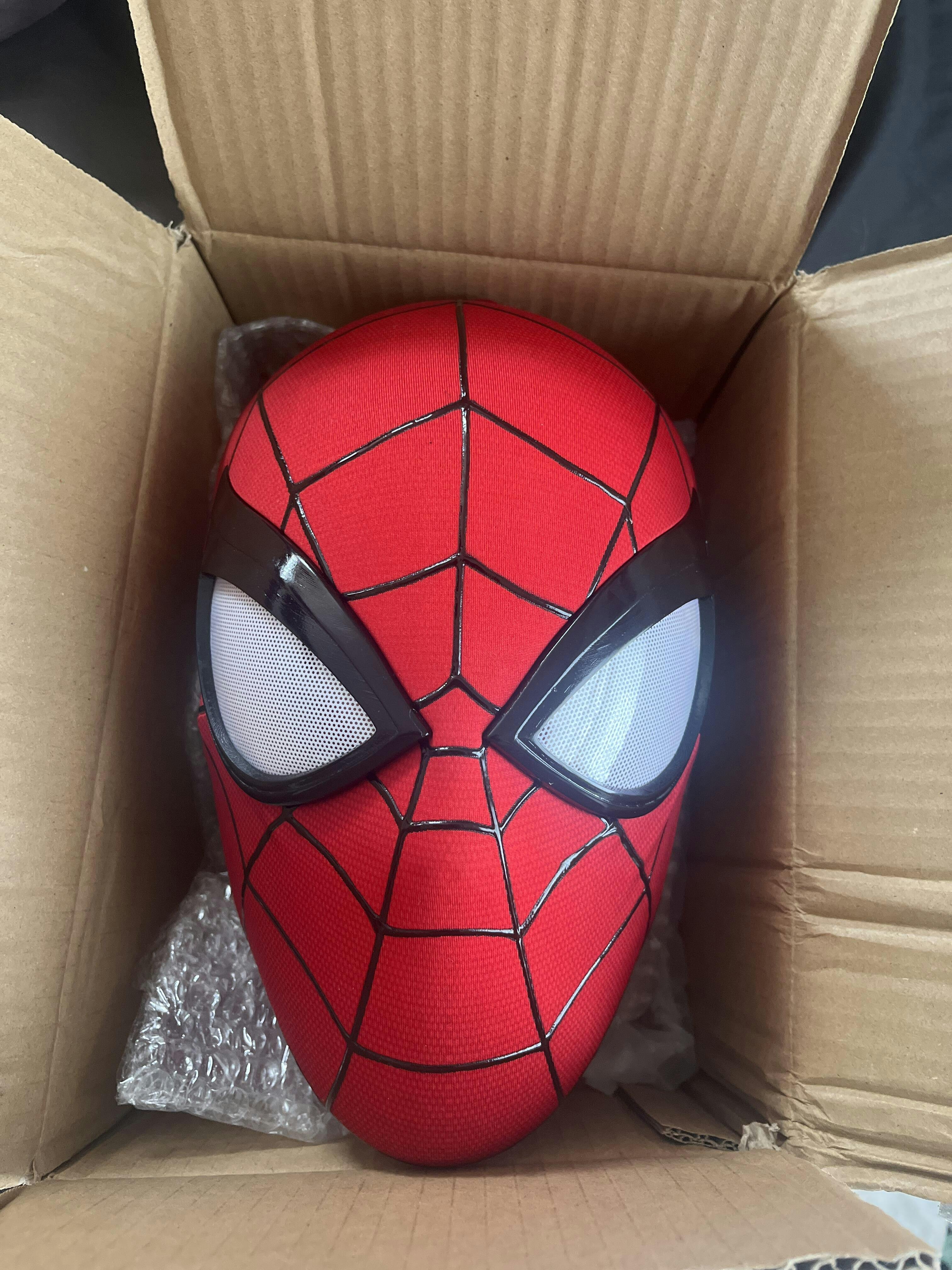 PS4 Spidey Mask with Faceshell and Lenses Wearable Video Game Prop Rep ...