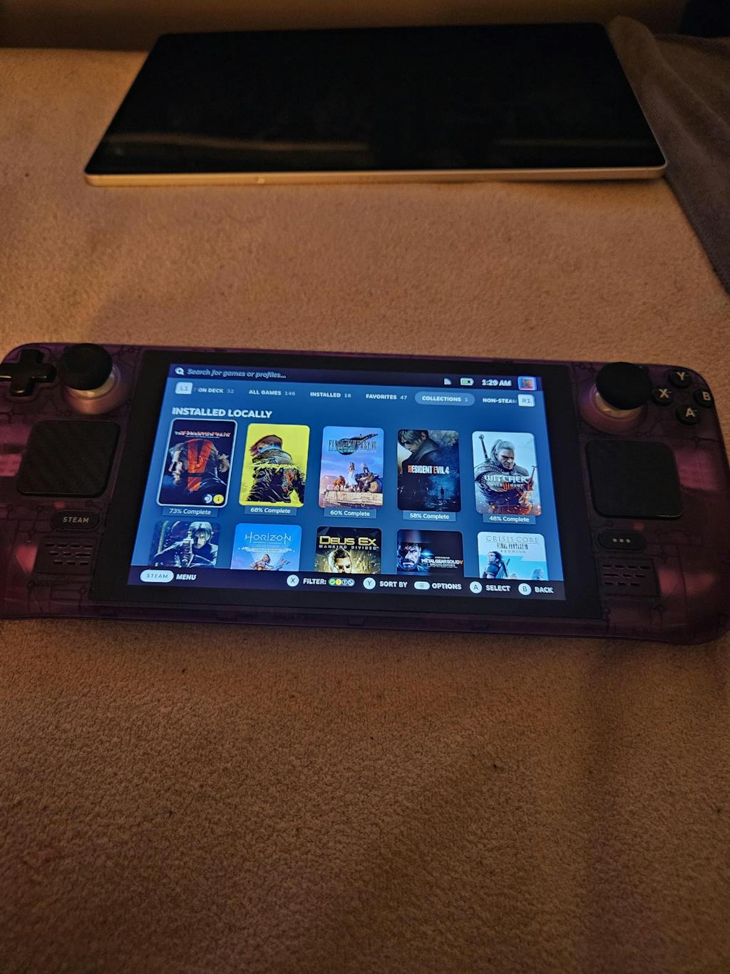 AntiGlare Screen for Steam Deck