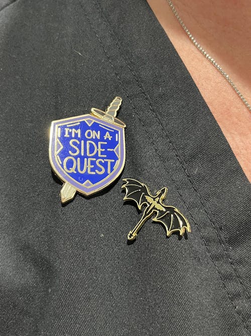 I'm On A Side Quest Lapel Pin