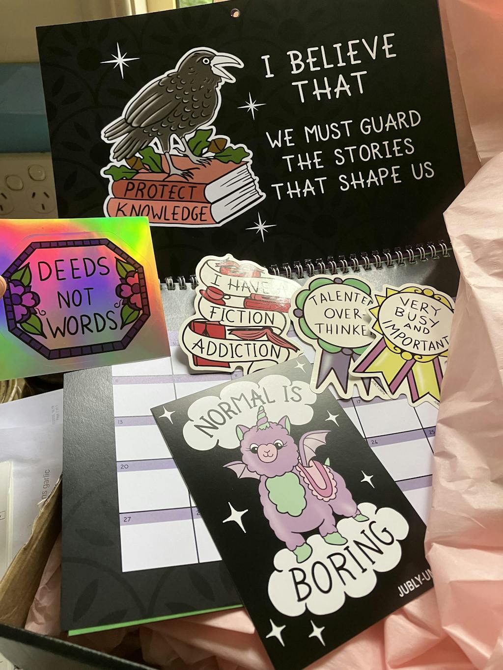 Bookish Things 2026 Calendar