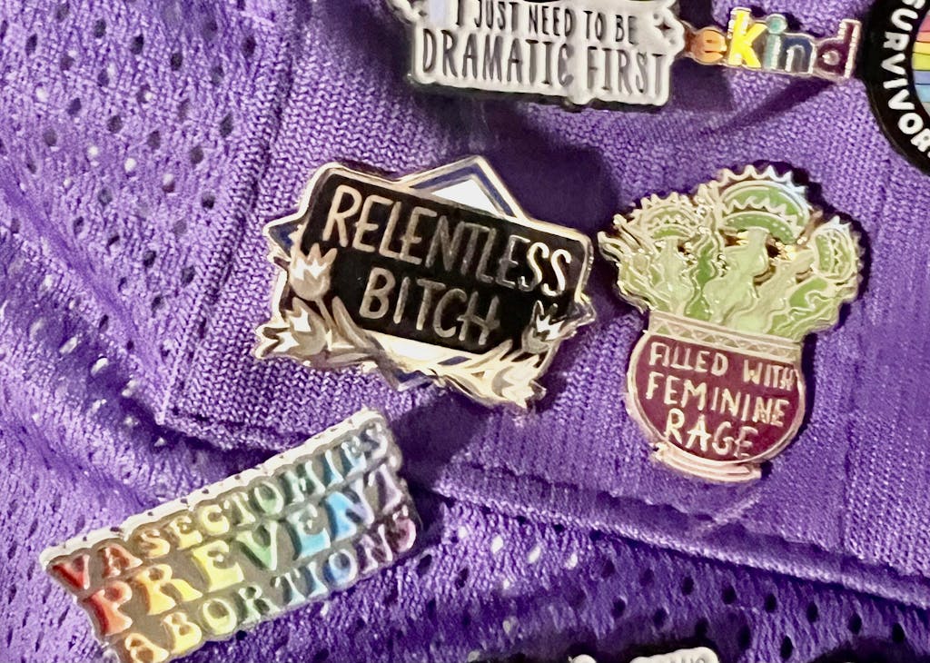 Relentless Bitch Lapel Pin