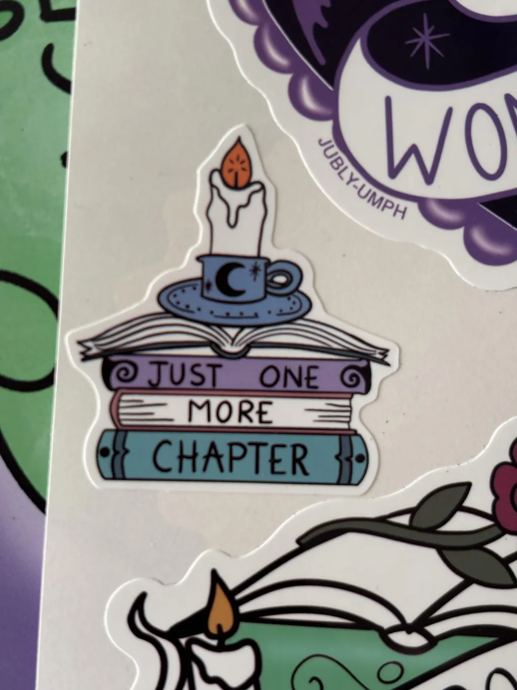 I Love Books A6 Sticker Sheet