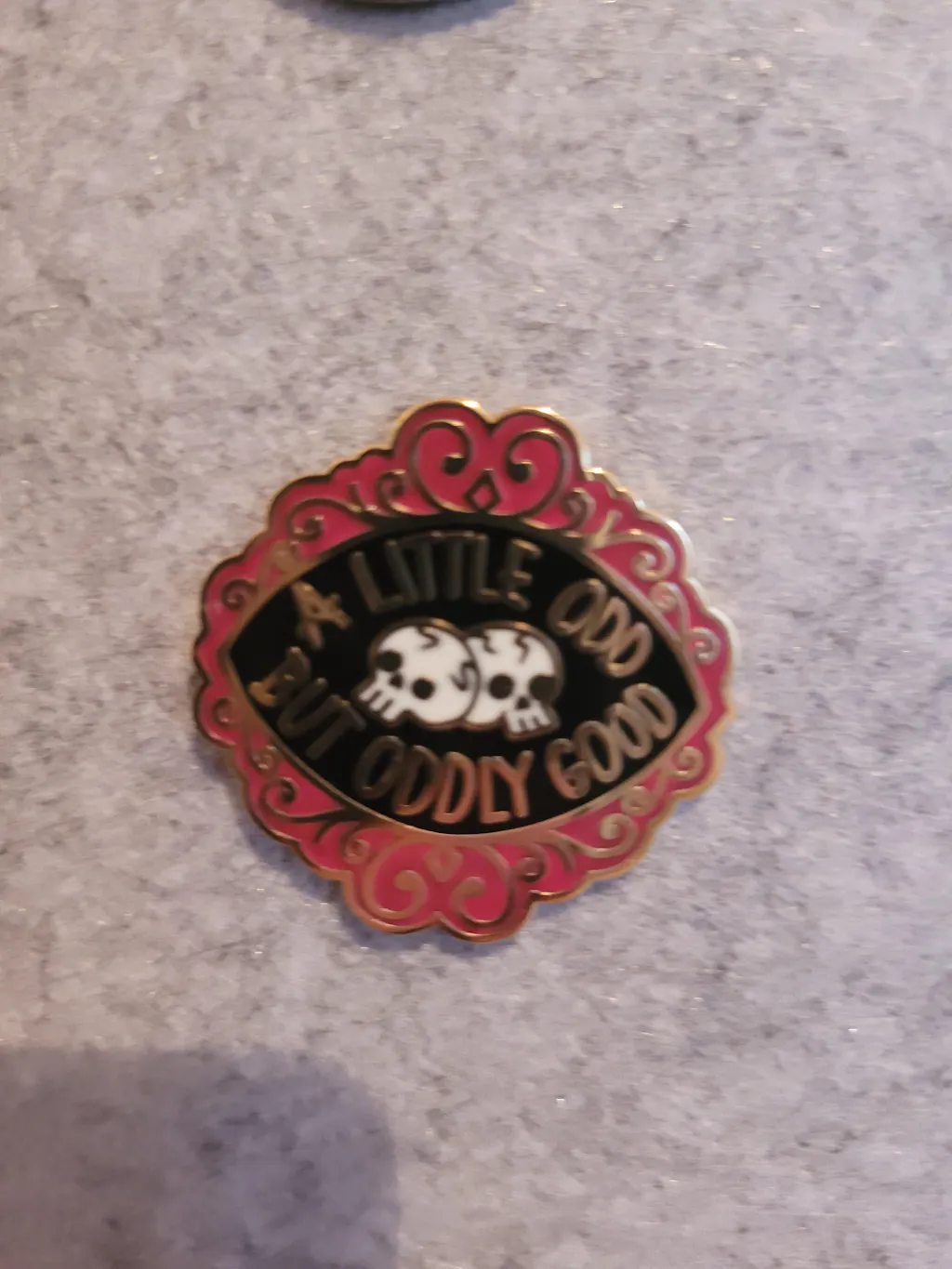 A Little Odd But Oddly Good Lapel Pin